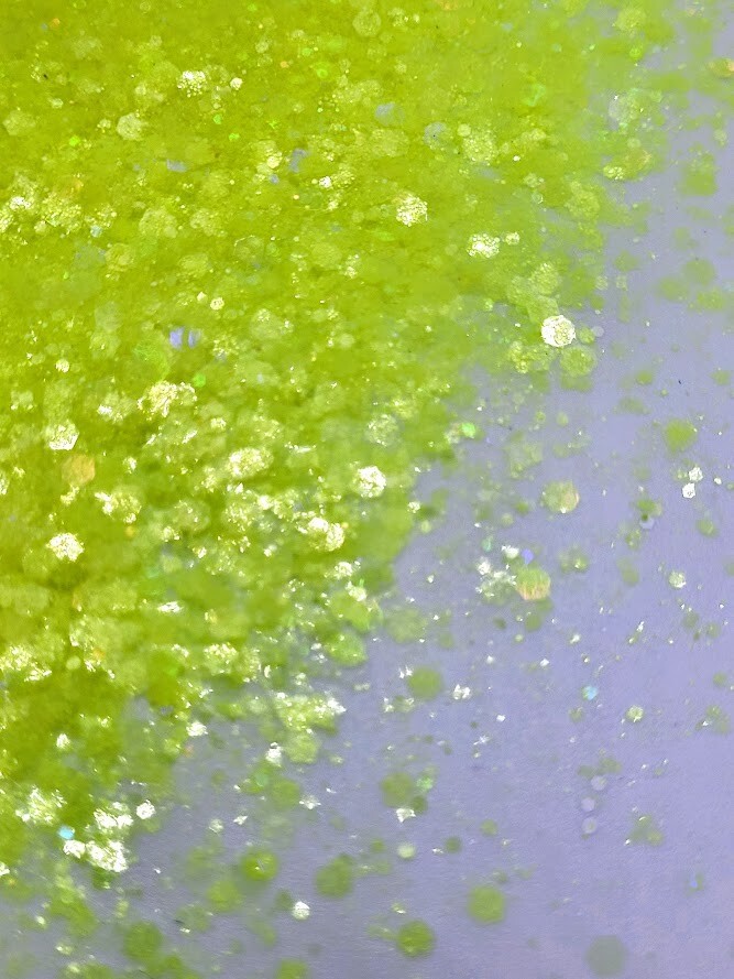 Holographic Chunky Neon Yellow Glitter - Electrified 3 oz.