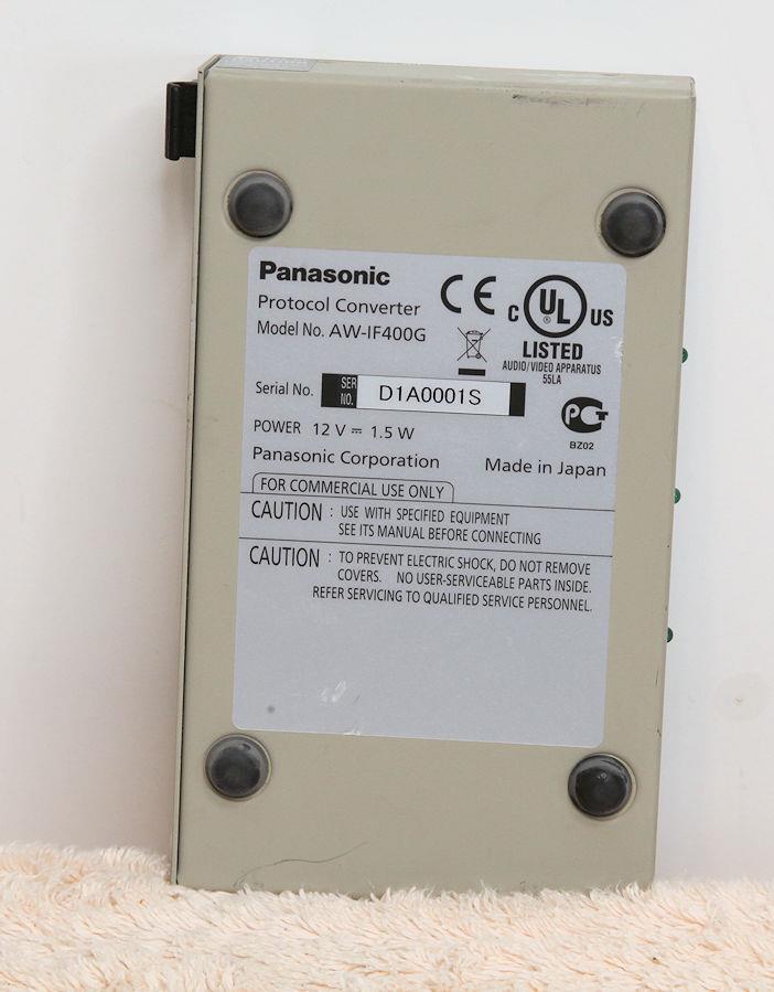 PANASONIC AW-IF400G PROTOCOL CONVERTER For AW-PH400