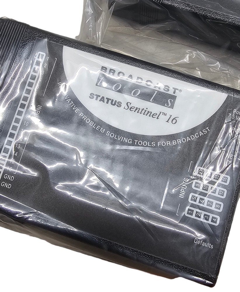 Broadcast Tools Relay And Status Sentinel 16 New In Box