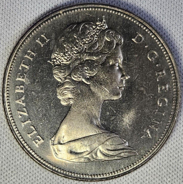 1968 Canada 1 Dollar Coin #AB736