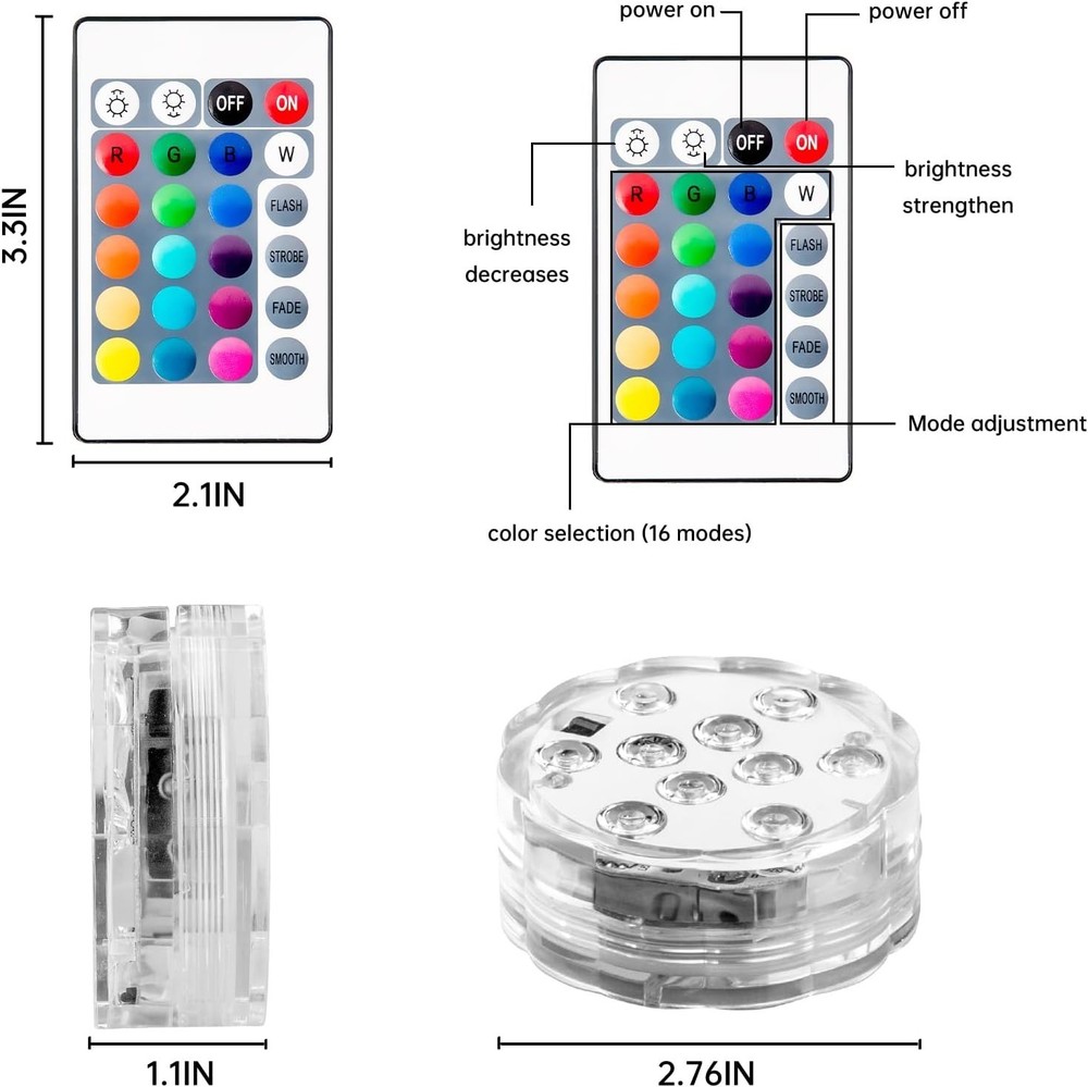 Boat Lights Wireless, Battery Powered Operated Marine Led Interior Light for ...