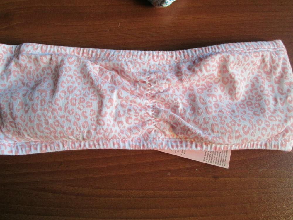 NWT $9 Style Solutions Cotton Bandeau Bra MC693 Various Colors Medium & Large