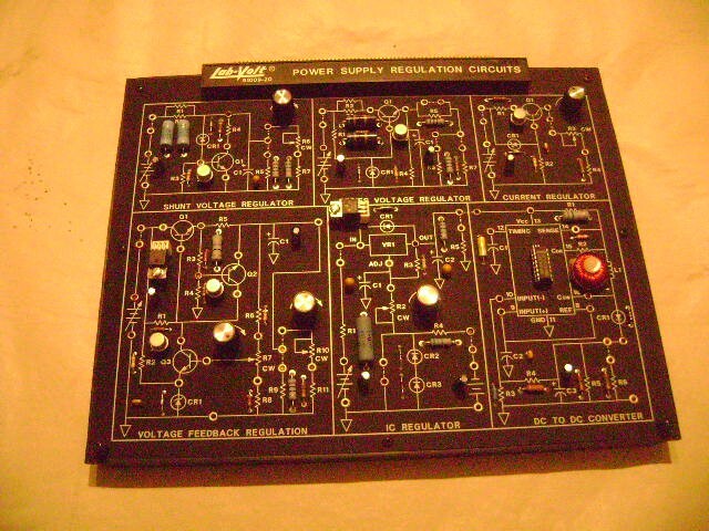 LabVolt 91009-20 Power Supply Regulation Circuits Electronics Educational Board