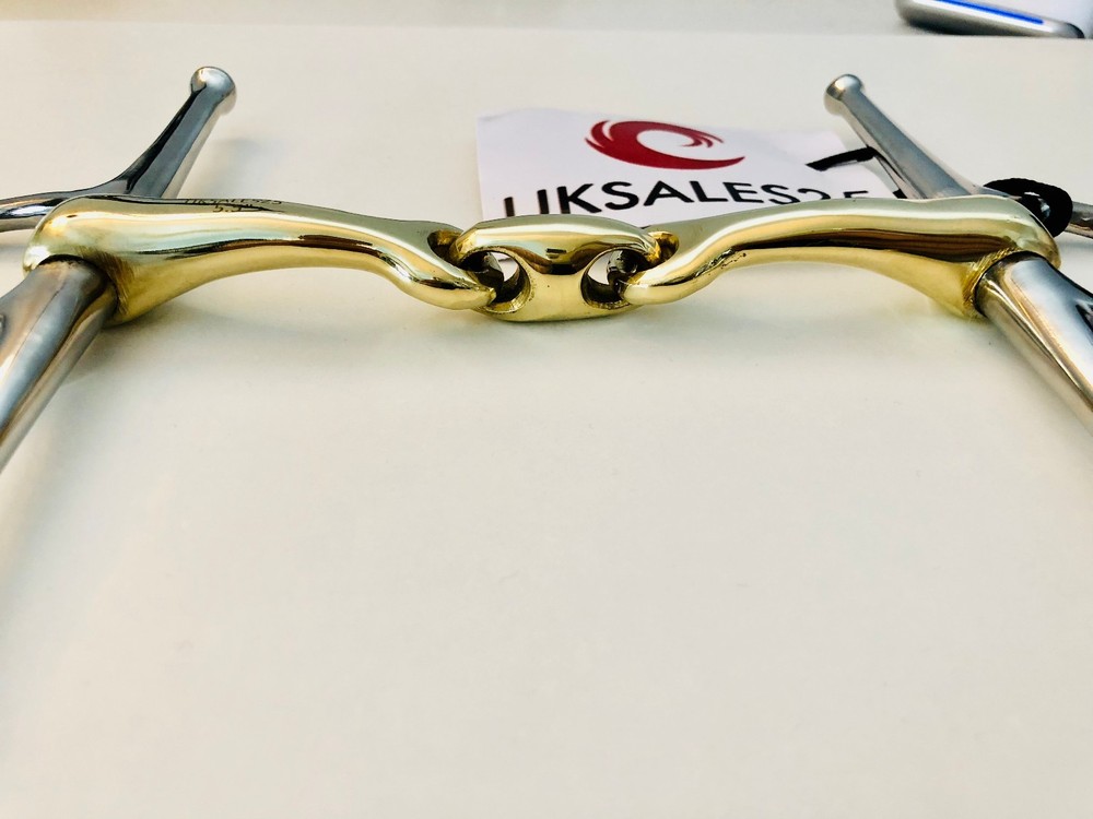 Full Cheek Curved Snaffle Bit Copper GS & SS (UKSALES25®) *SAME DAY DISPATCH*