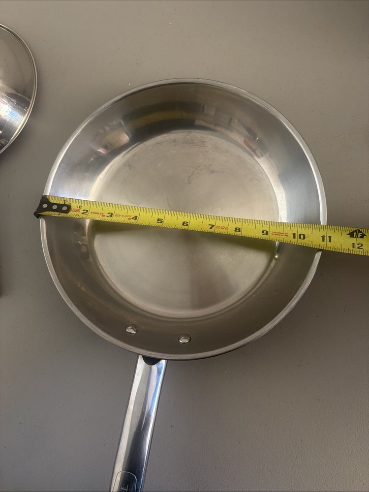 3pc T-Fal Stainless Steel Pans Pot Bundle