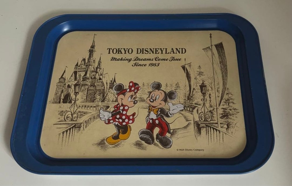 Vintage! Disneyland Tray (Tin Material)
