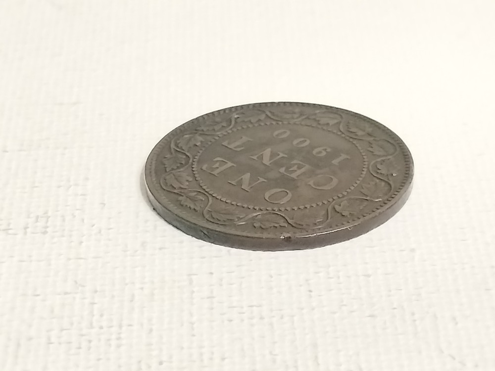 1900 1 Cent Canada Bronze Coin (Victoria)