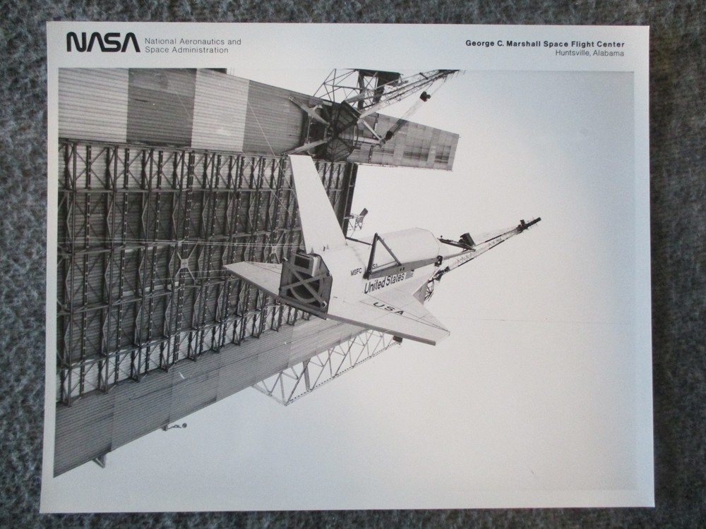 NASA MSFC SPACE SHUTTLE ORBITER VIBRATION TESTING PRESS RELEASE- 1st GEN PHOTOS+