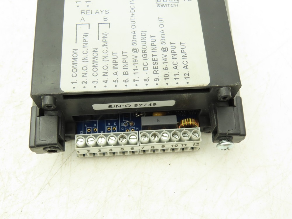 Omega DP-F75 Rate Meter Batch Control Totalizer 6 Digit Panel Meter 110V *READ*