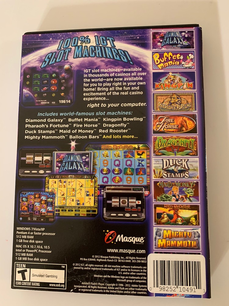 IGT Slots Diamond Galaxy PC/Mac 2012 Authentic Slots