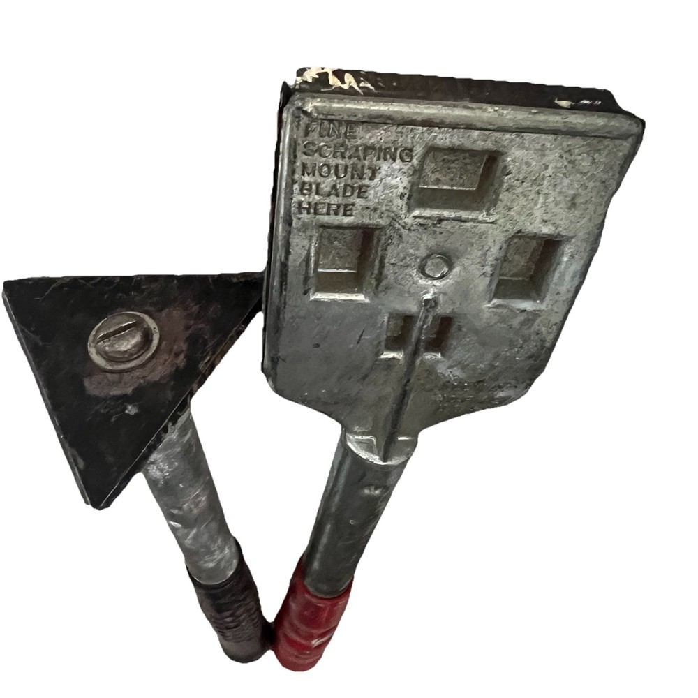 2-piece ALLWAY F42 Scraper Triangular Corner Bundle Vintage Heavy Duty USA Made