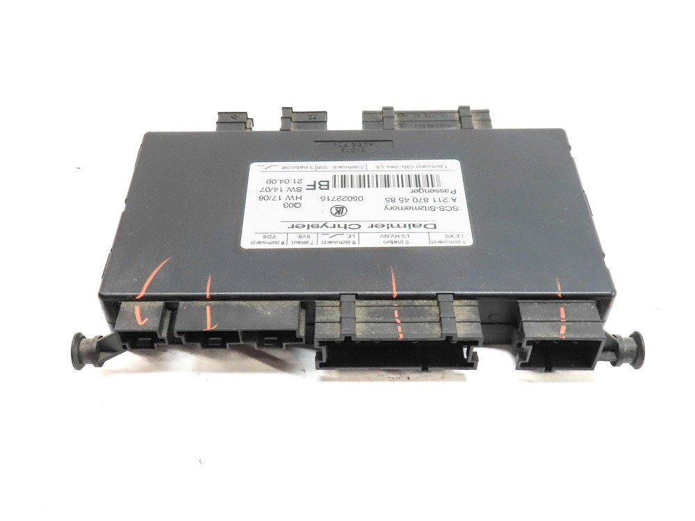 2009 MERCEDES GL320 (X164) FRONT RIGHT PASSENGER SEAT CONTROL MODULE