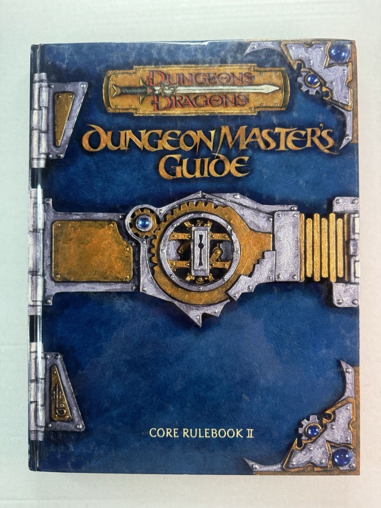 Dungeons & Dragons D&D Dungeon Master's Guide Core Rulebook II 1st Print 3rd Ed