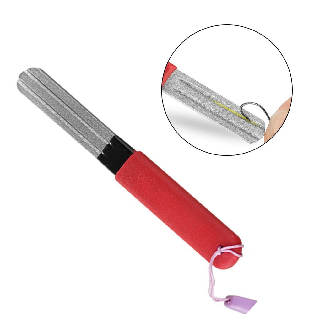 Grinding Hook Fishing Accessory Diamond Hook Random Color V-shaped Grooves