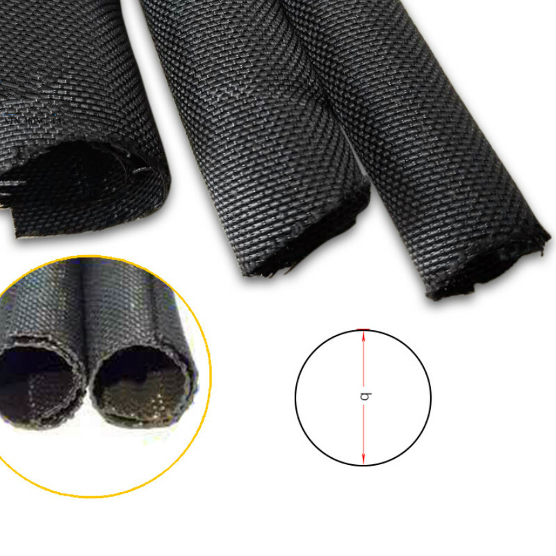 5M Braided Wire Cable Sleeve Nylon Cord Protector Split Pipe Cable Organizer DIY