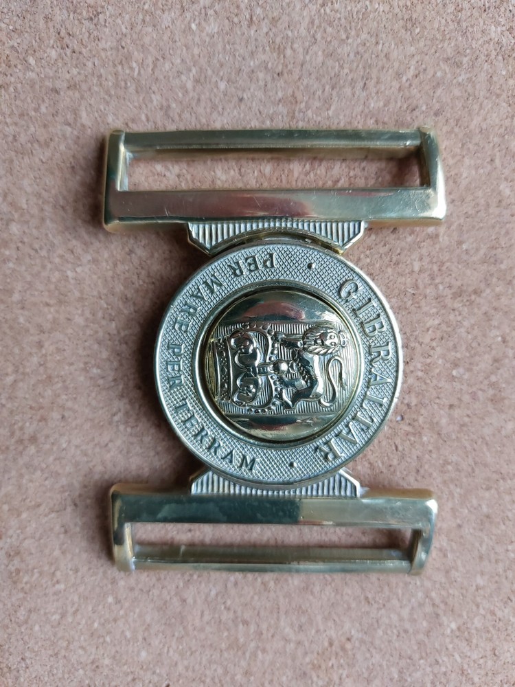 Royal Marine Gibraltar Belt Buckle