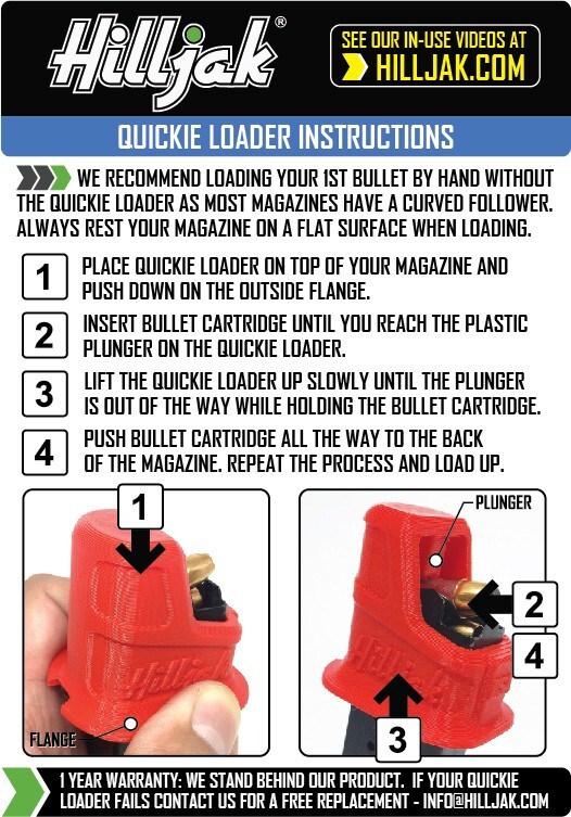 Walther PPQ M2 & P99; FN 509 9mm Double-Stack Speed Loader QL9 1.0, Red