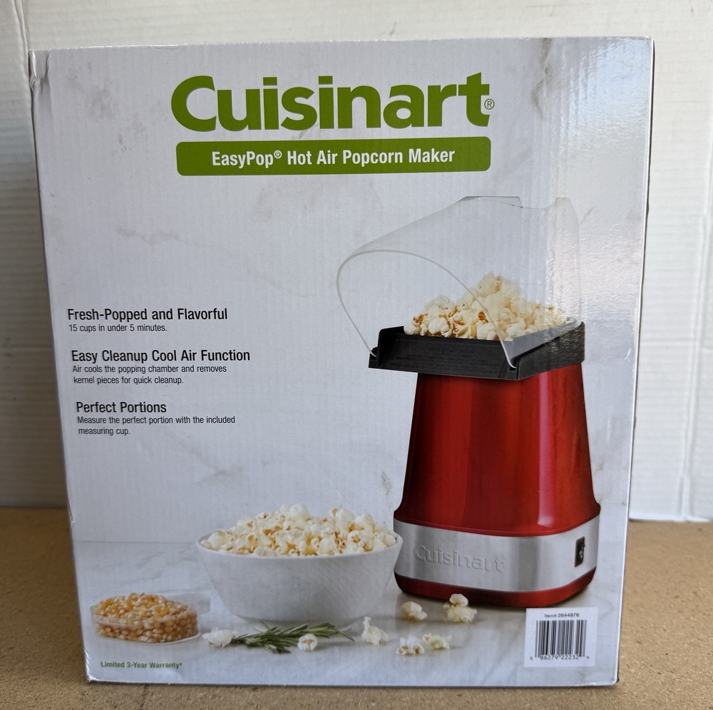 Cuisinart Easypop Hot Air Popcorn Make CPM-300PC