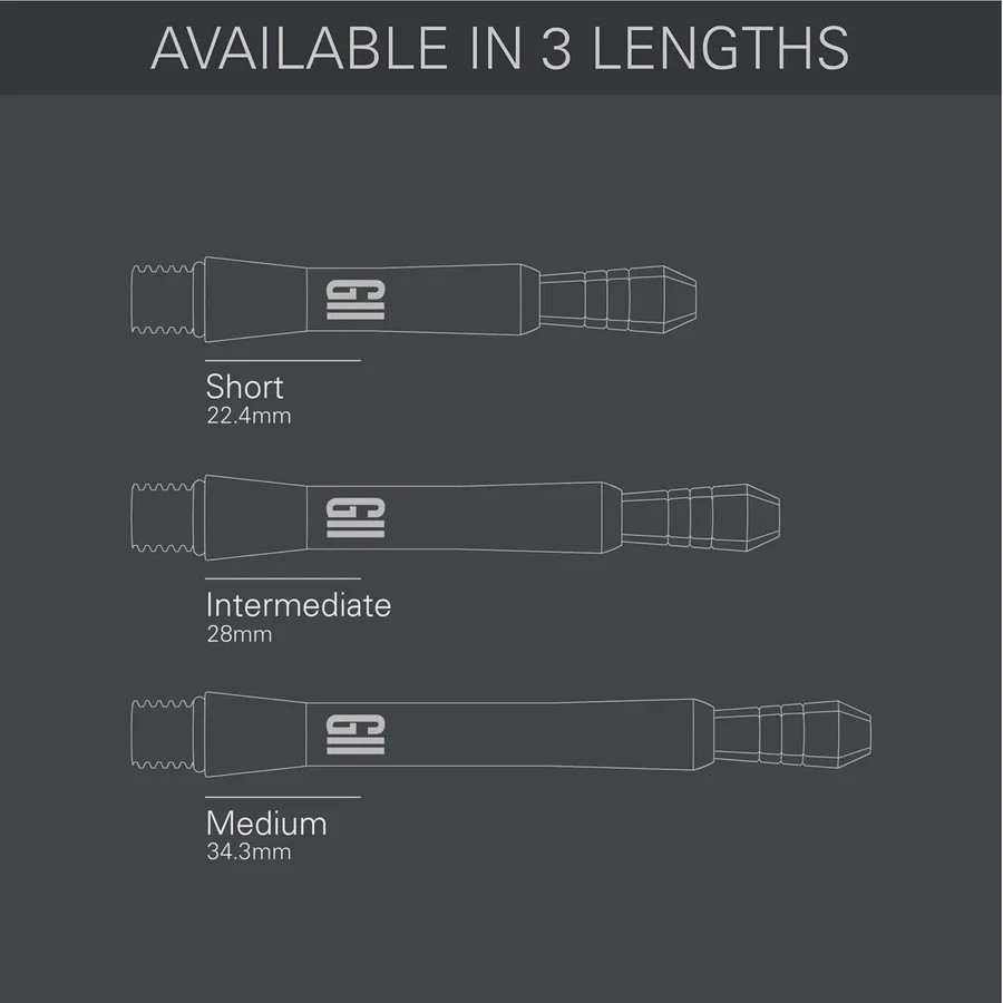 MEDIUM PHIL TAYLOR POWER GX2 TITANIUM SHAFT