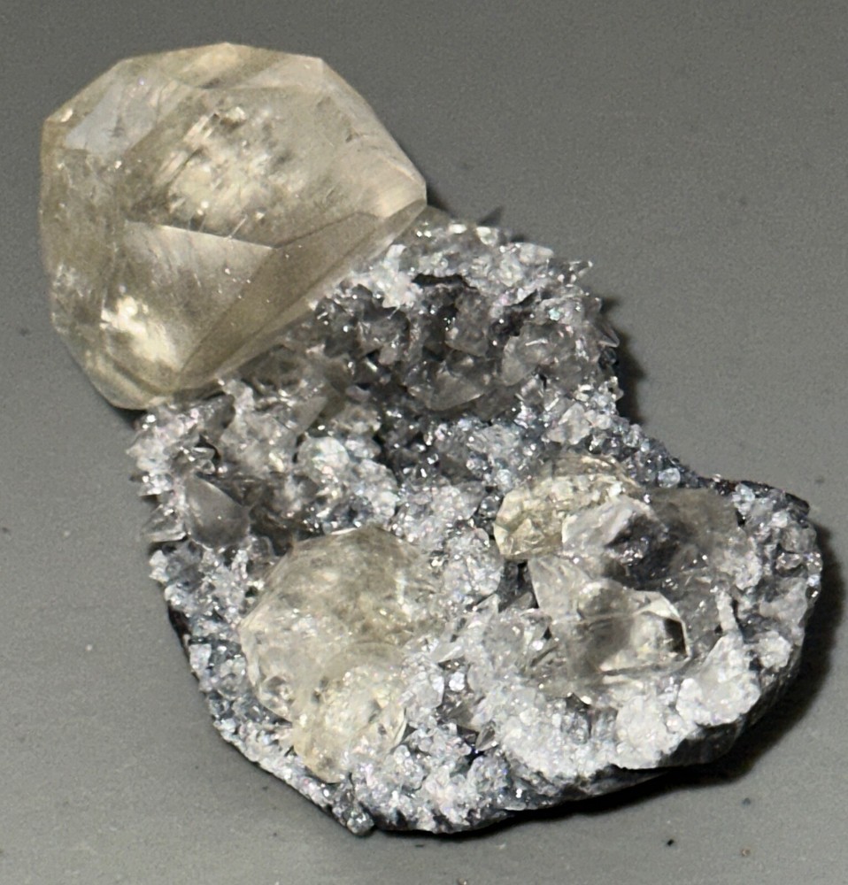 Diamond Calcite Specimen,Quartz Crystal,Metaphysical,Unique,Decor,