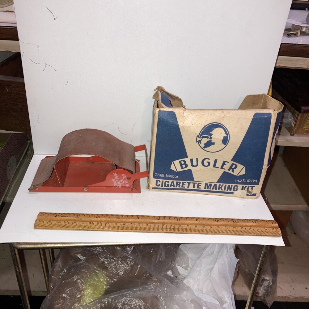 Bugler cigarette making machine with box