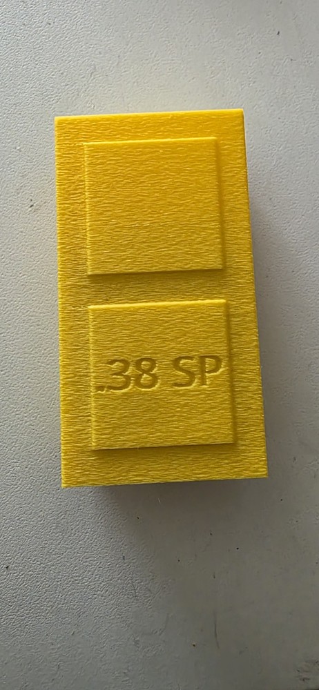 5 pack 3D Printed Ammo Box For 38 Spl. Each Box Holds 50 Rounds.
