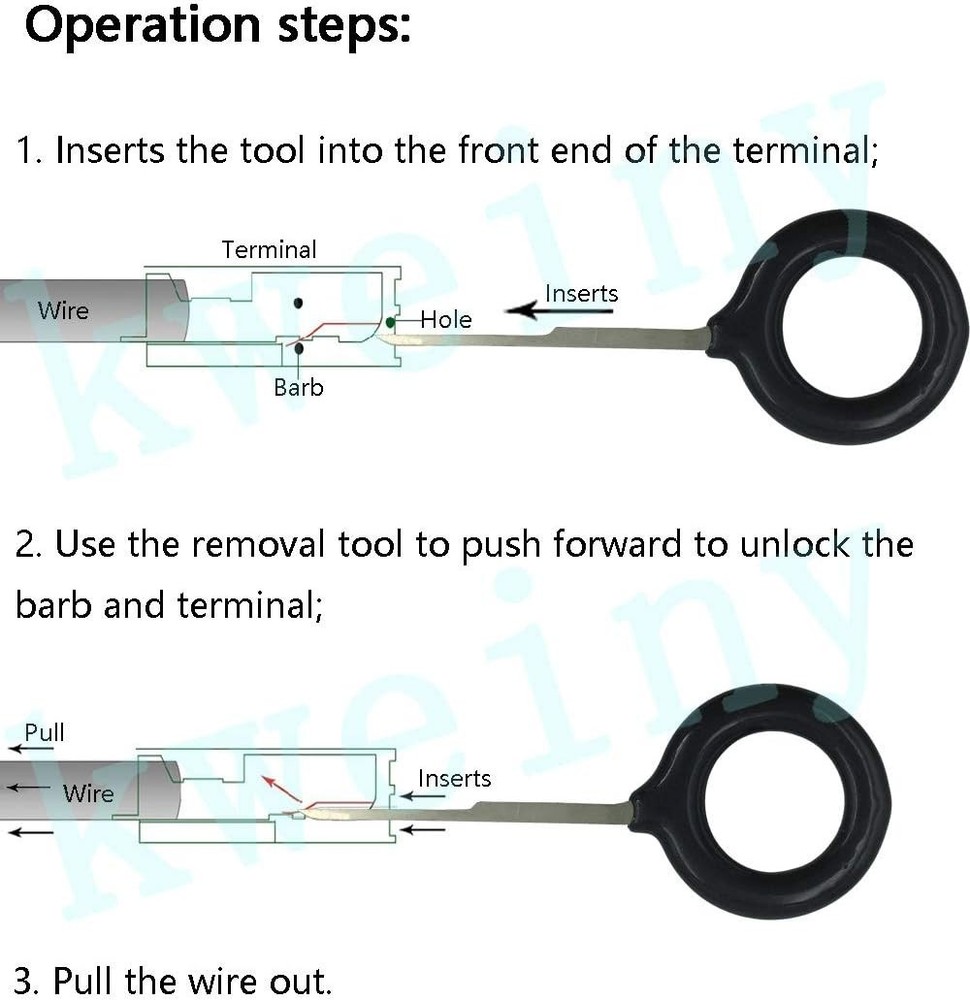 Universal Electrical Connector Release Tool Set – 11 Pieces, Durable Design