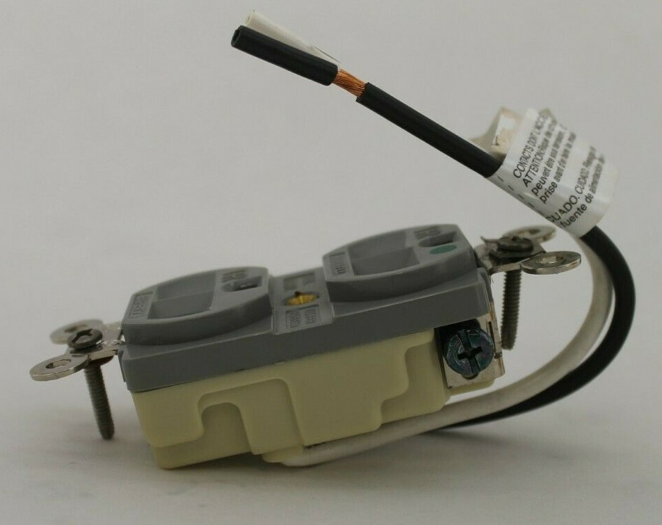 Hubbell HBL8200SGGY Tamper Resistant Receptacle