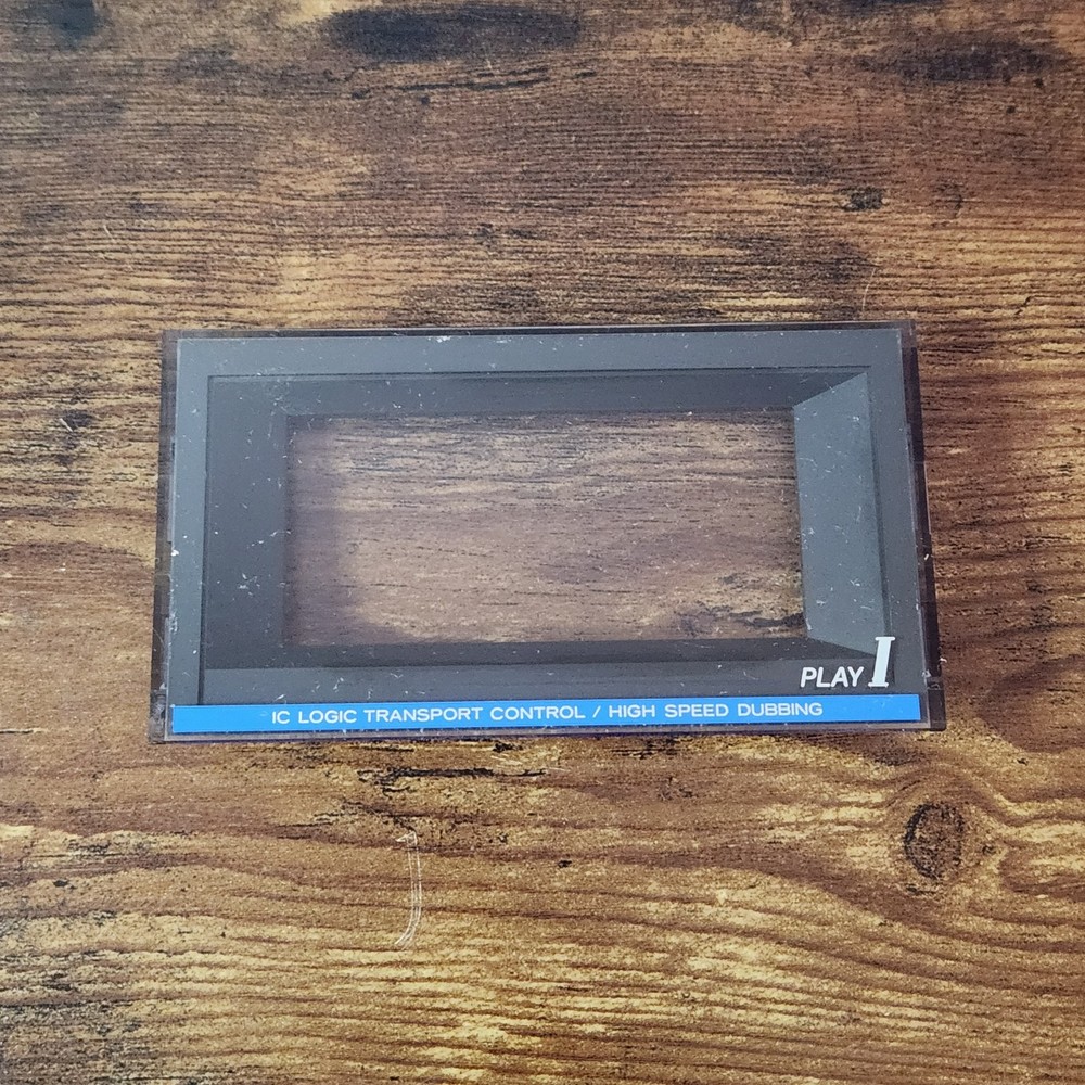 TEAC D‑500C Cassette Deck Front Loading "Play I" Replacement Door