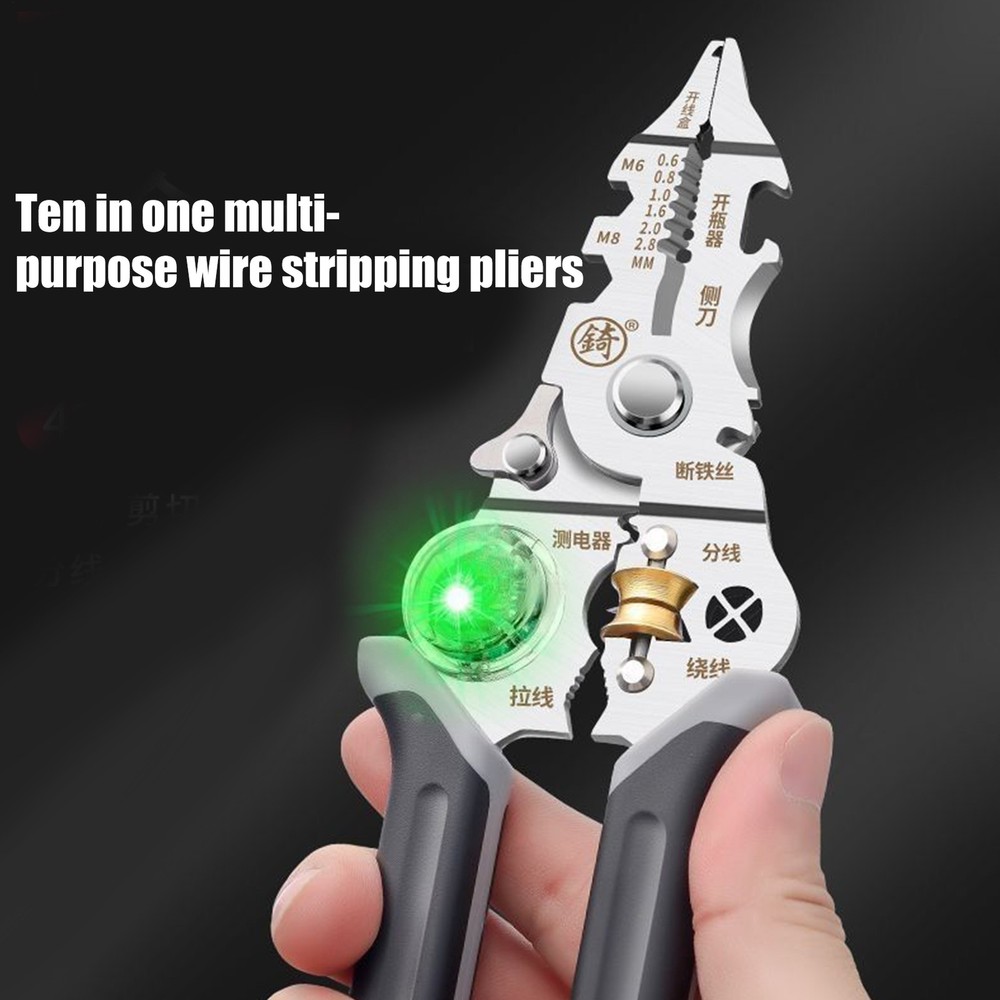 Electrical Wire Strippers Electrical Pliers with Non-Slip Grip Multi Purpose