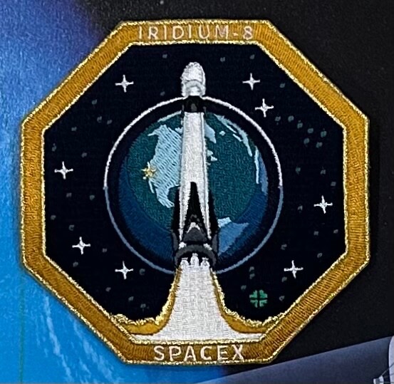 IRIDIUM-8 FALCON 9 SPACEX SPACE X PATCH🚀