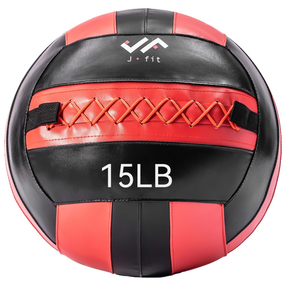 Wall Ball, Red/Black, 15 LB
