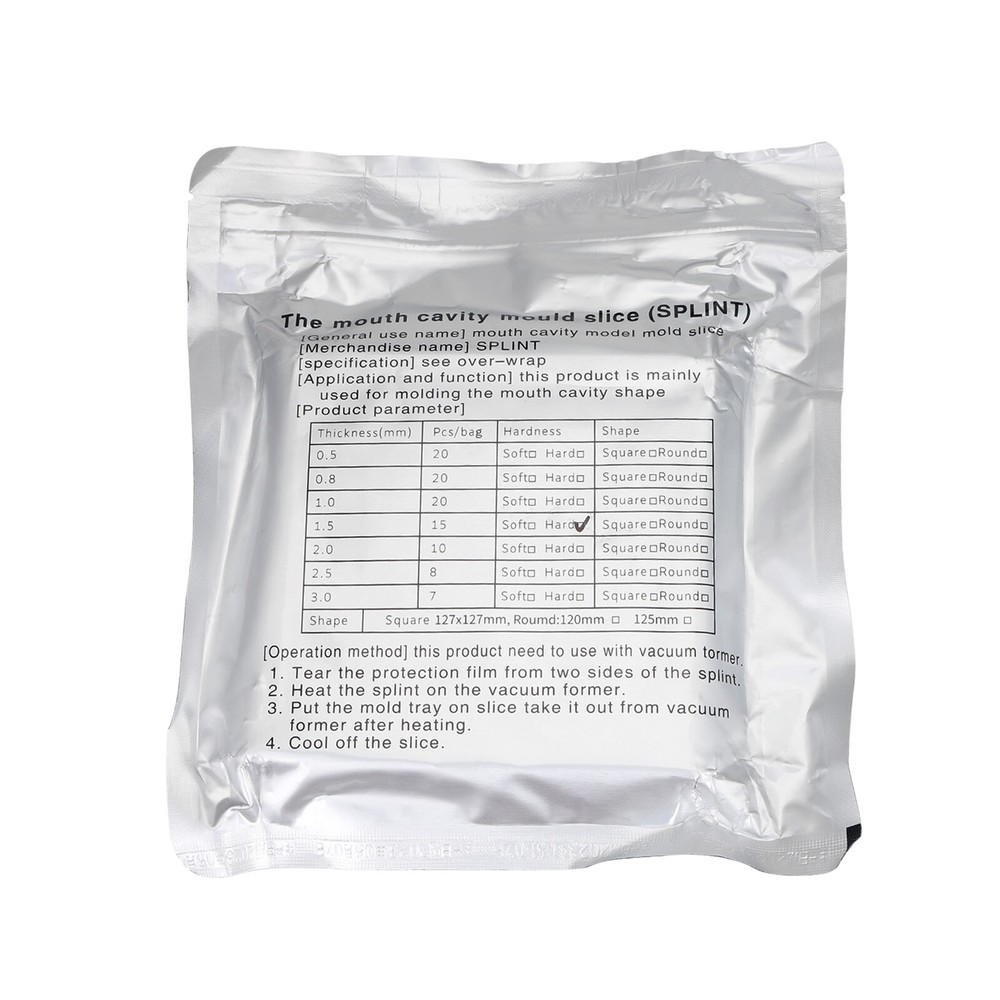 Dental Lab Splint Slice Vacuum Forming Sheet Soft Hard Thermoforming Material