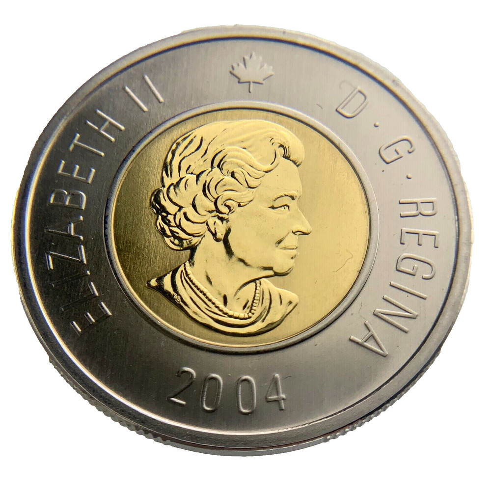 Canada $2 DOLLARS 2004 Polar Bear Specimen Mint UNC