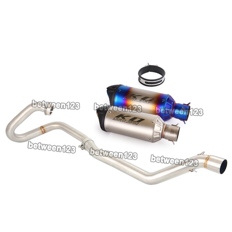 For Suzuki DRZ400 2000-2025 Exhaust Silencers Pipe Front Header Tips Mid Link