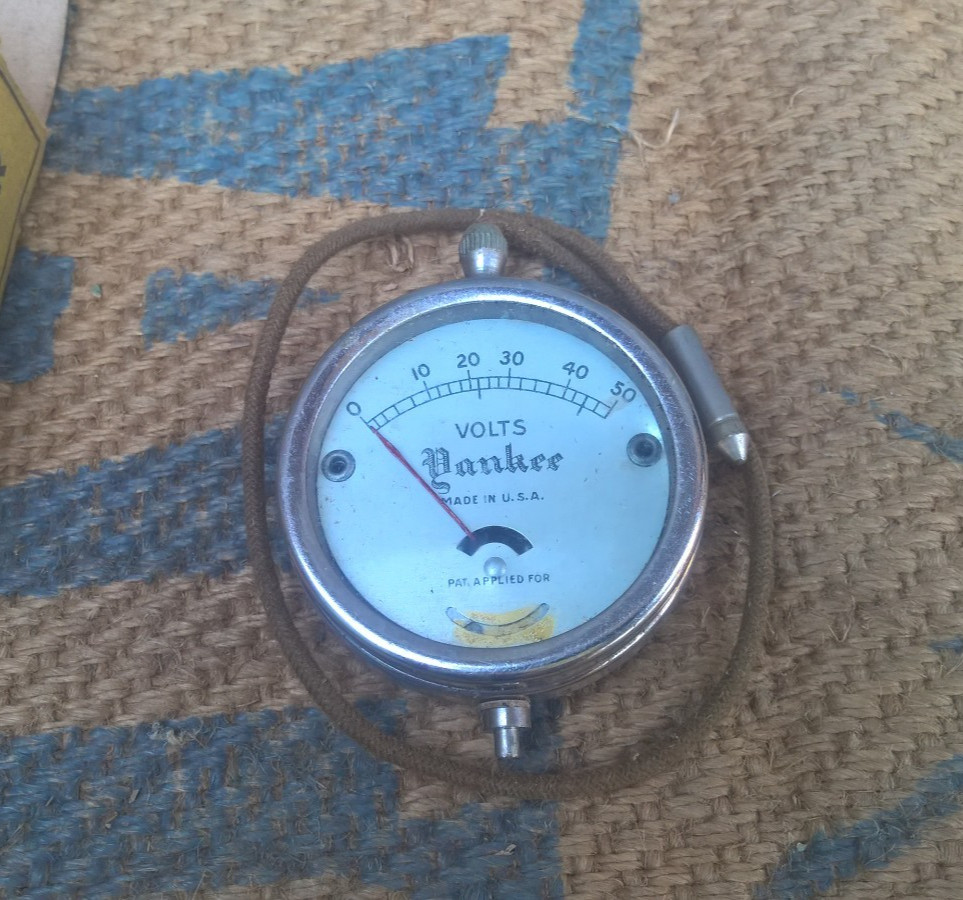 Vintage Yankee Voltmeter No101