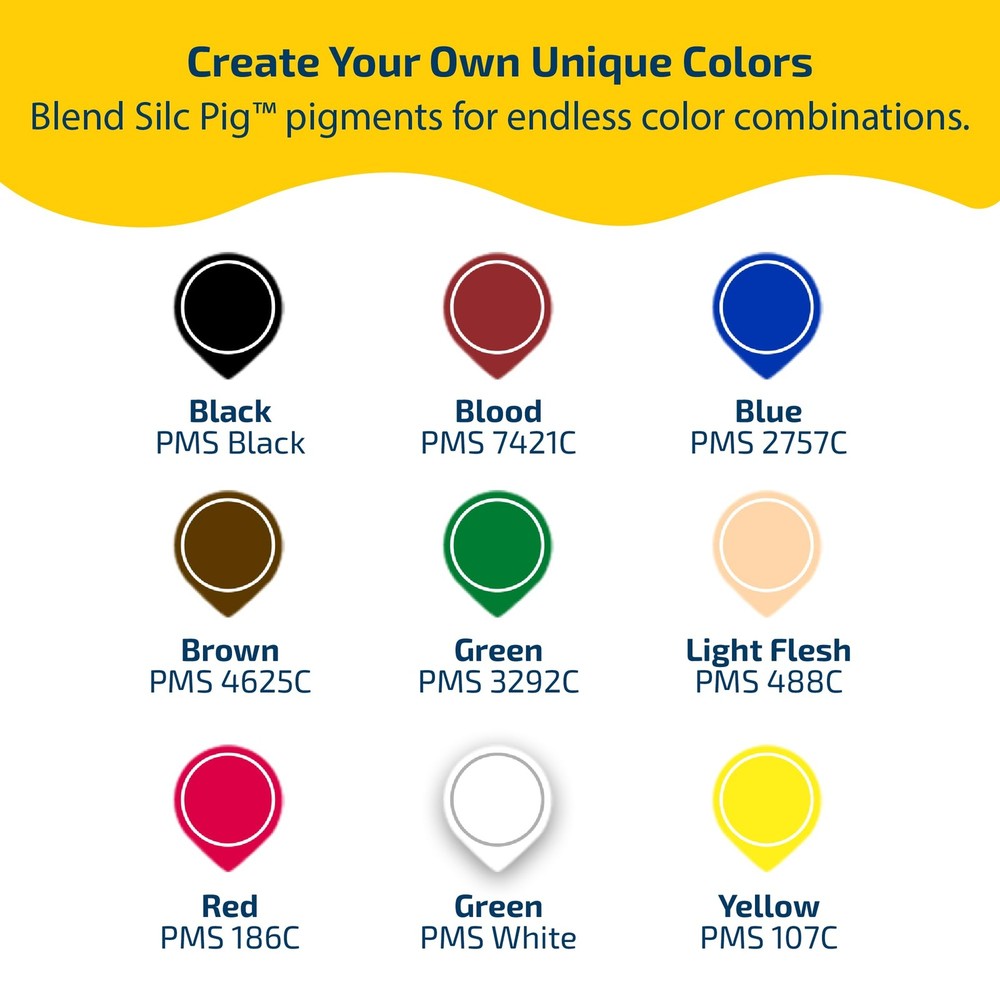 Silc Pig™ Color Pigments for Silicone 9-Pack Sampler