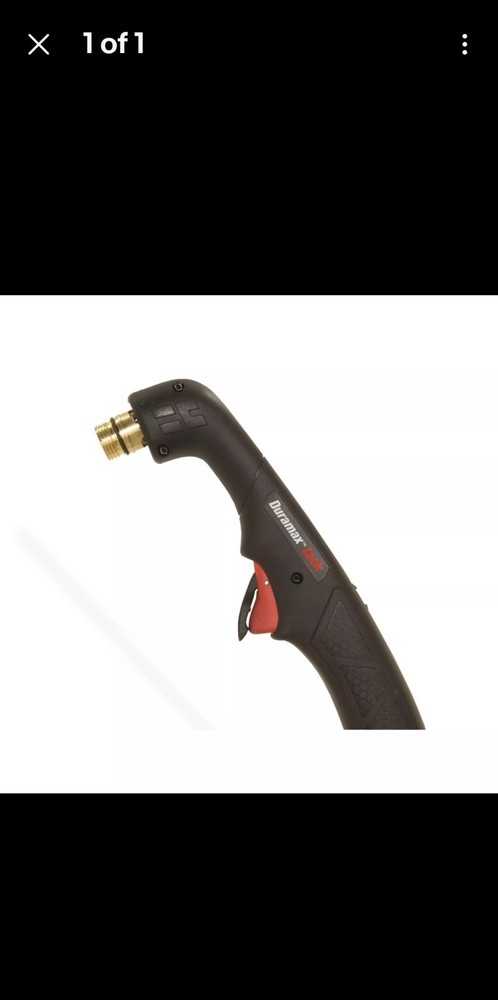 Hypertherm 088164 Duramax Lock 75 Degree Hand Torch Assembly 45A with Reset 20'