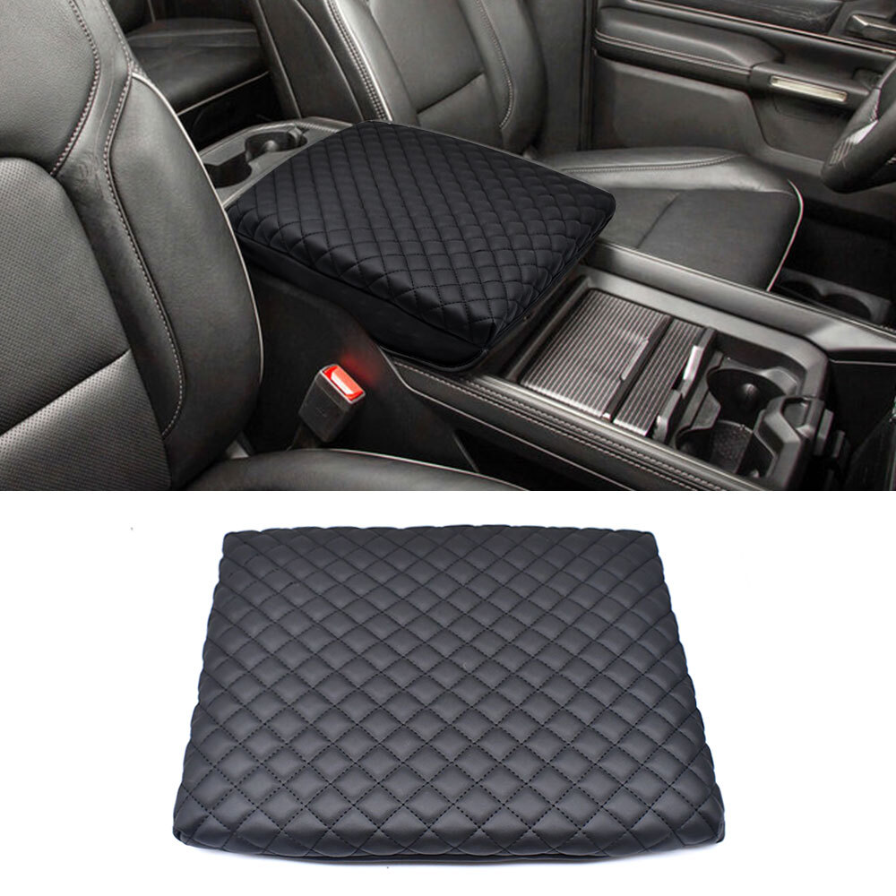 For 2019-2024 RAM 1500 Console Armrest Leather Cover Cushion Pad Protector