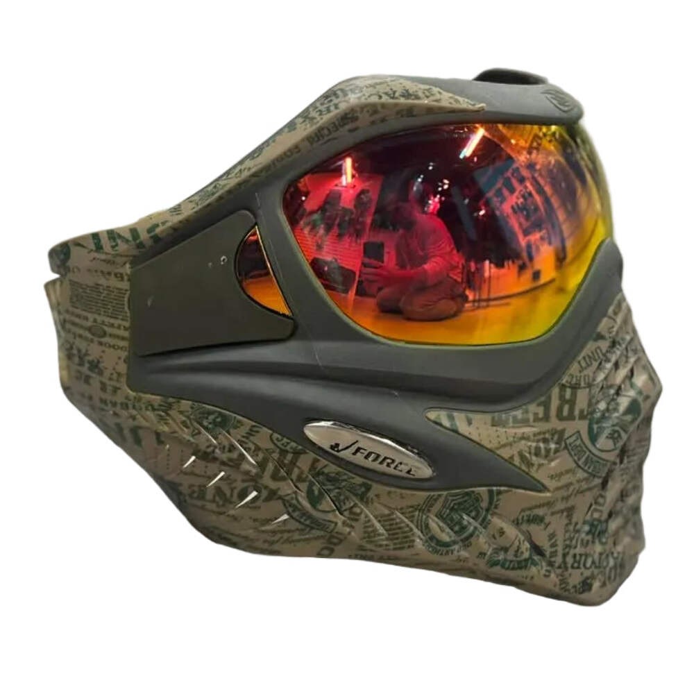 USED V-Force Grill Paintball Goggle - Olive Graphic