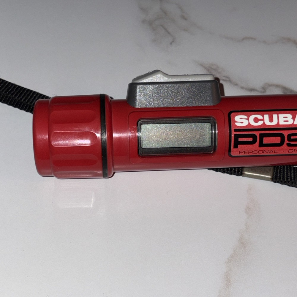 Scubapro PDS-2 Personal Dive Sonar Depth Finder – Red – Tested / Working