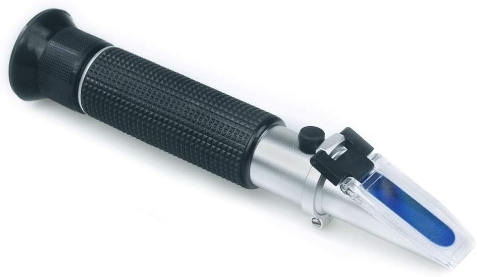 Durable Chrome Salinity Refractometer with Automatic Temperature Compensation