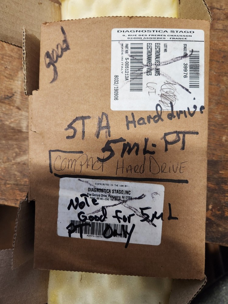 Diagnostica STAGO Hard Drive with software pre-loaded.