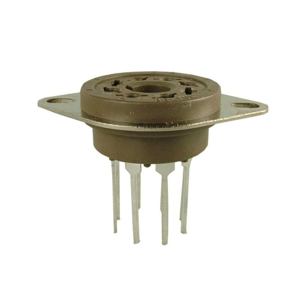 Belton Micalex 8 Pin Octal PC Mount Long Lead Socket