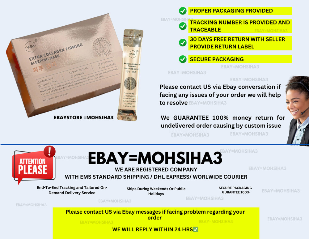 WM EXTRA COLLAGEN SLEEPING MASK 100 pcs