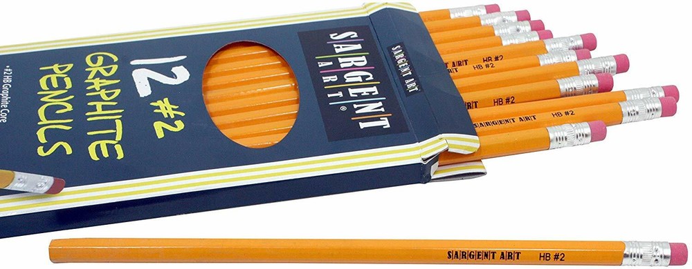 Sargent Art 12 Count Graphite Pencil, Yellow