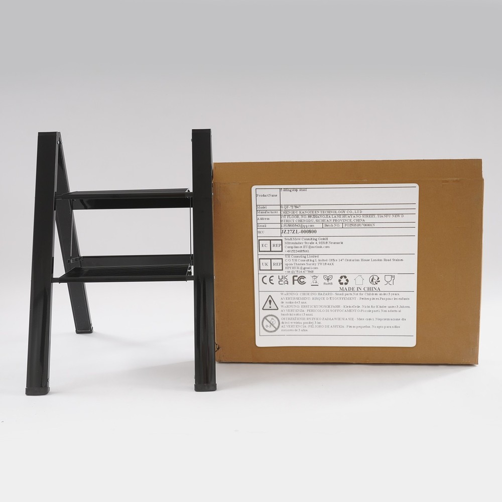 For Office Home Kitchen Folding Step Stool Portable Folding Step Stool Multi-Use