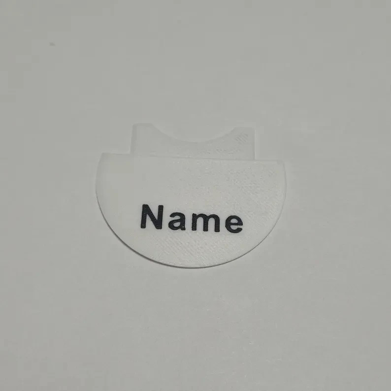 Customizable OWALA Name Plate FreeSip Lid Accessory