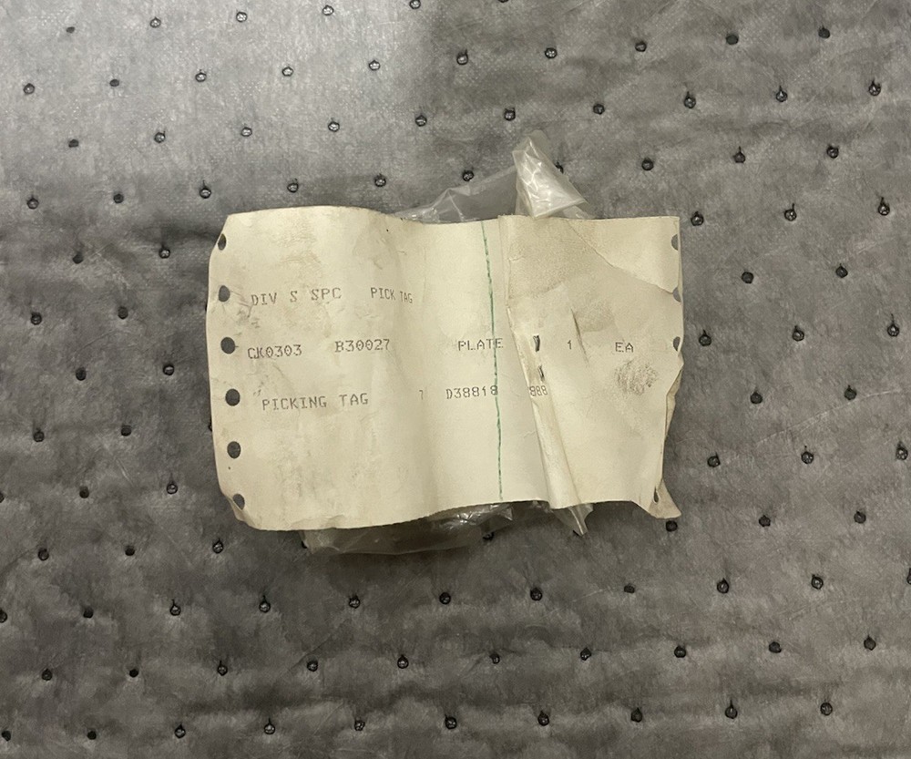 074-30027 Plate Back Cleveland Textron