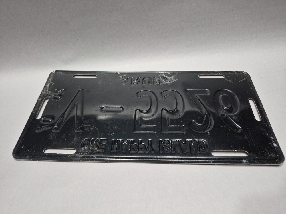 Aruba license plate 2007